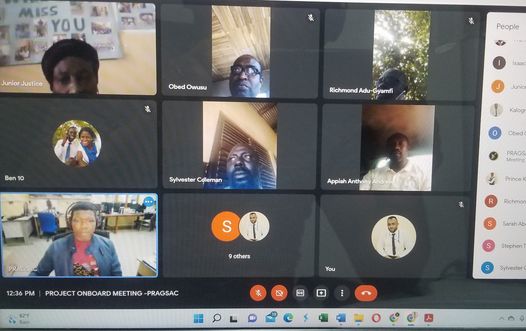 The PRAGSAC team met with the school Heads via Google Meet