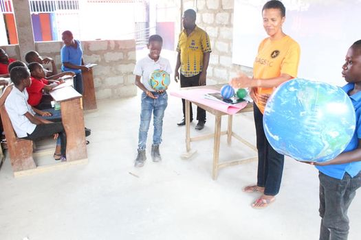 Club visit at Jerremite International School, West Legon.