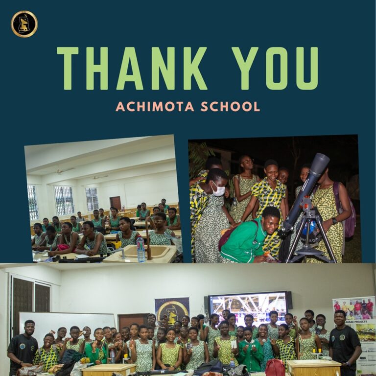 Pragsac feels thankful to Achimota School